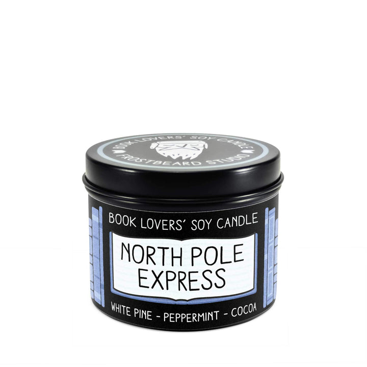 North Pole Express  -  4 oz Tin  -  Book Lovers' Soy Candle  -  Frostbeard Studio