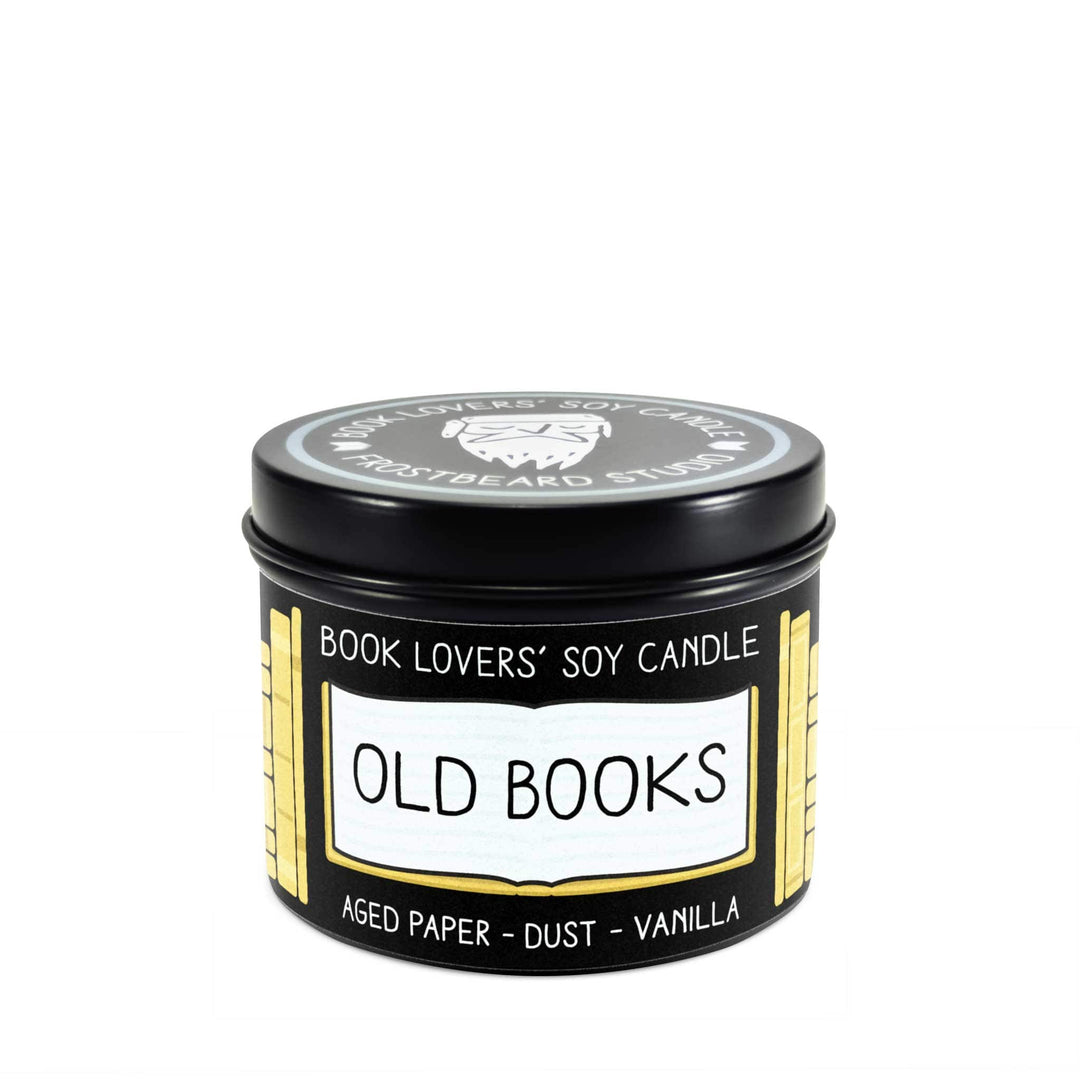 Old Books  -  4 oz Tin  -  4 oz Tin  -  Frostbeard Studio