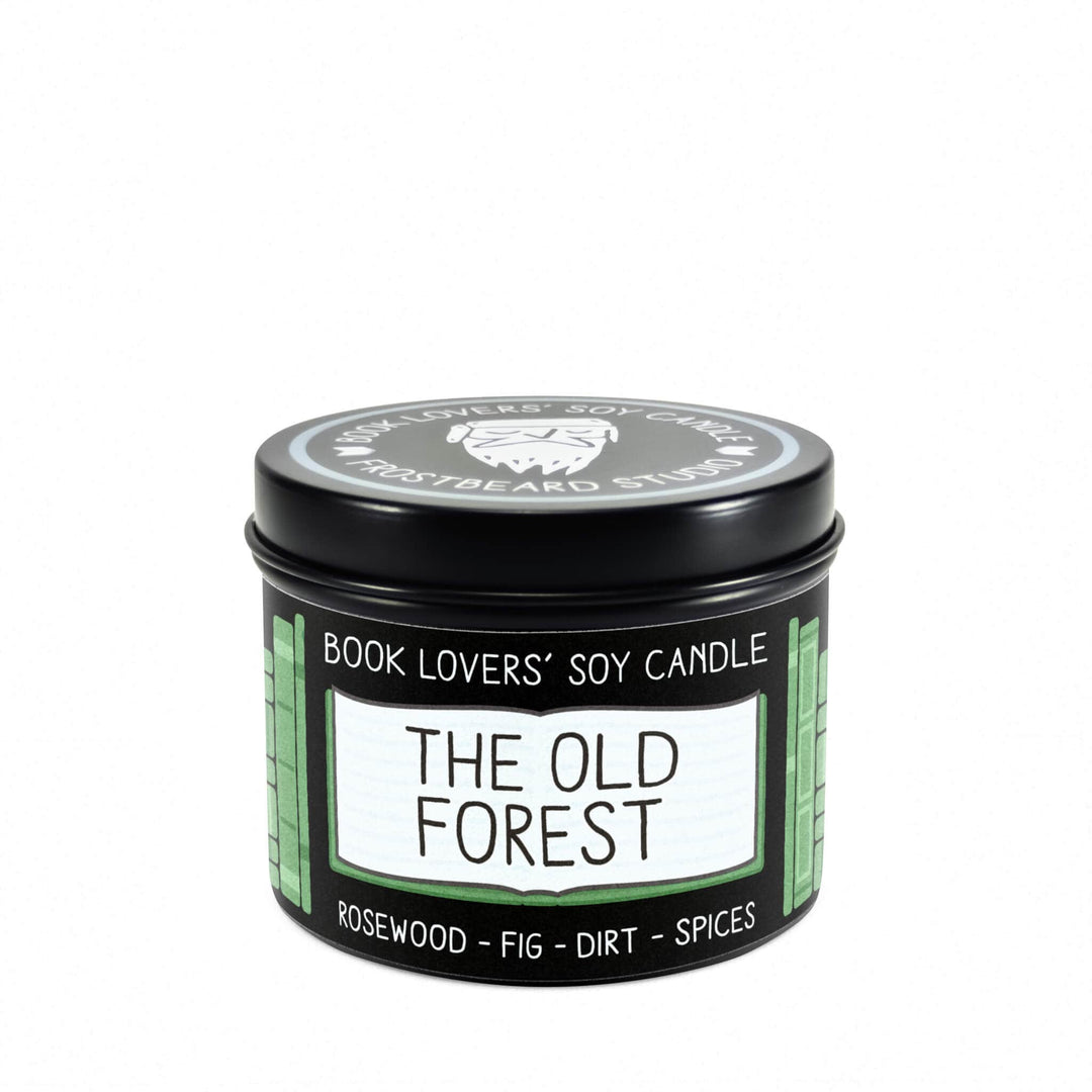 The Old Forest  -  4 oz Tin  -  Book Lovers' Soy Candle  -  Frostbeard Studio